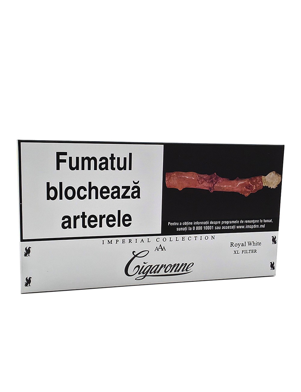 Tigarete Cigaronne Royal White XL Filter